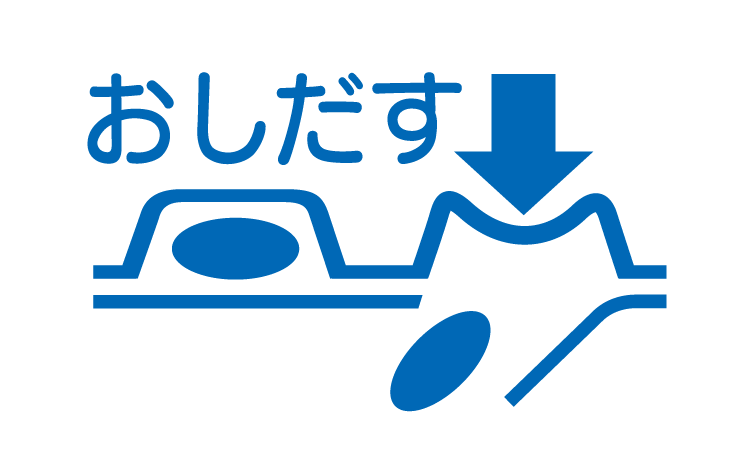 錠剤の取り出し方